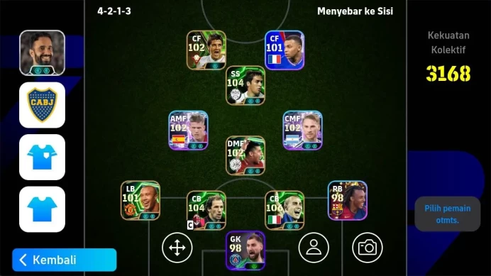 ANDROID|PW 3168 | baresi epic, carles Puyol epic, mac Allister show, tijkaard epic, silvestre show, hiro komori EFB965B
