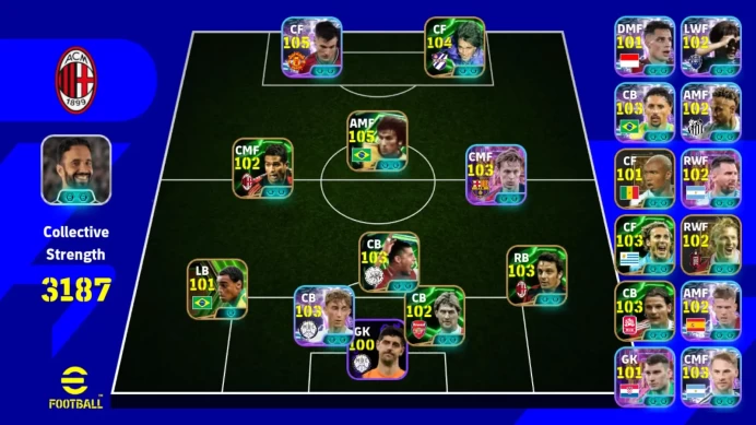 ANDROID|PW3187 | sesko showtime,zico blitz epicdb, de jong showtime,joey palupessy Coach amorim,gattuso,amorim EFB969B