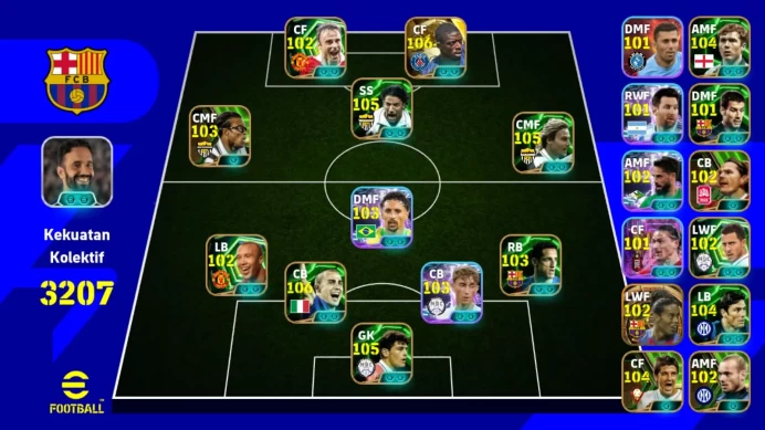 ANDROID|PW 3207| dembele bigtime, delpiero epic, nedved epic, casilas epic, edgar davids old, Berbatov epic, old ACC EFB1001B
