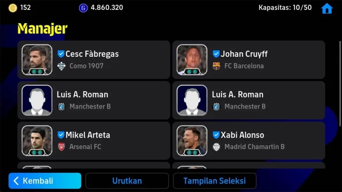 ANDROID|PW 3214| joe liminton SHW, gullit epc, griezman blitz, busquest epc, messi blitz argen, okhan epc, cafu epc, EFB1014B