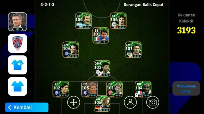 ANDROID|PW 3193, Riccardo ferri legend, Matthaus epc, thuram epc, J Cruyff epc, Abbiati epc, Xabi Alonso epc, check SS EFB1047B