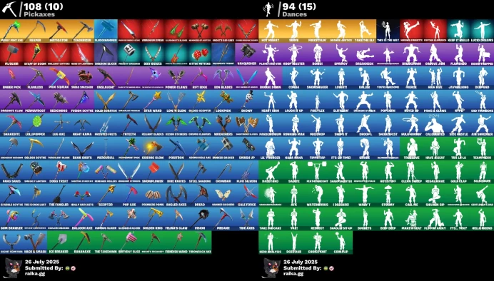  [PC/PSN/XBOX] 100 skins | Merry Mint Axe | Gold Midas | Trailblazer | Blue Striker | Rogue Agent | Sub Commander | Havoc | Rust Bucket LKK525
