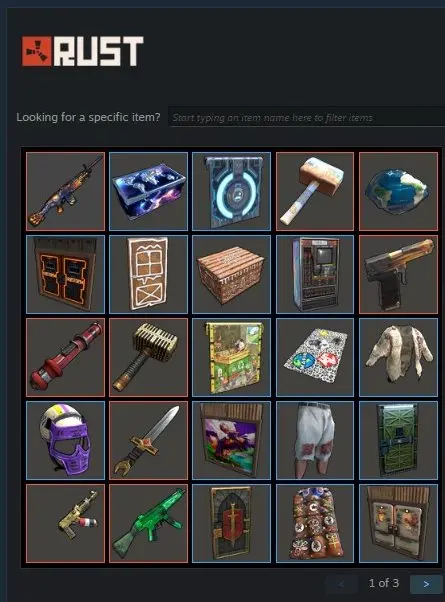 STOCK285 // STEAM ACCOUNT Rust 75 TWITCH Items (31-37 Rounds) CHANGE DATA 