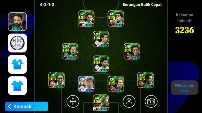 ANDROID|PW 3236, Yamal Blitz, nedved epc, Matthaus epc, Suarez epc, Messi barca, X Alonso epc, Lampard epc, Beckam epc EFB1073B