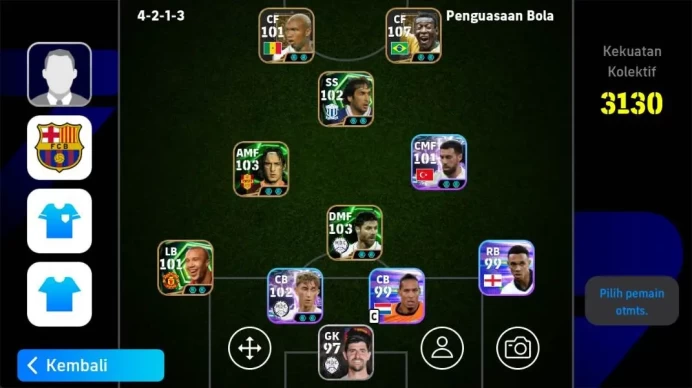 ANDROID|PW 3130, Pele legend, X Alonso, Totti Epic, S fiore epic, Mikael silvestre epic, Serginho epic EFB1087B
