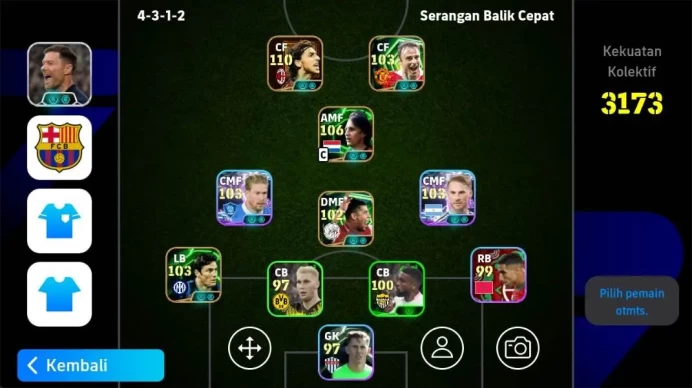 ANDROID|PW 3173, Ibrahimovic legend, J Cruyff epc, Zanetti epc, Mac Allister show, Neymar SHW, Berbatov epc, F rijkaard EFB1090B