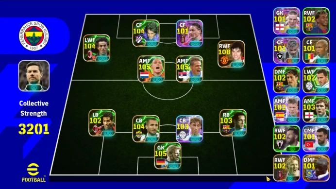 ANDROID|PW 3201|George Best Bigtime,Sneijder epc,DOnadoni epc,O'kahn epc,Gnabry SHW,Oyarzabel SHW,etc check SS|EFB1143B
