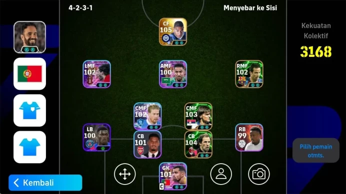 ANDROID|PW 3168, Adriano PES, D zoboslay show, F rijkaard epic, ludovic epic, al dawsari show, Nakamura big old, EFB1146B