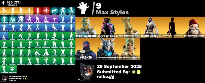 [PC] 30 skins | Leviathan Axe | Jules | Ghoul Trooper | Spectra Knight | Drift Stage 5 | Zenith (Stage 4)	MSS43