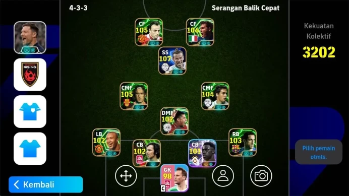 ANDROID|PW 3202, Bale blitz,vieri epc,totti epc,Berbatov epc,kaka old,costacurta old,shances SHW,torres epc, etc EFB1151B