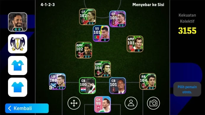 ANDROID|PW 3155, Pirlo epic, M oddo epic, F rijkaard epic, torres epic, Freddie Ljungberg old, mvp leo takae EFB1152B