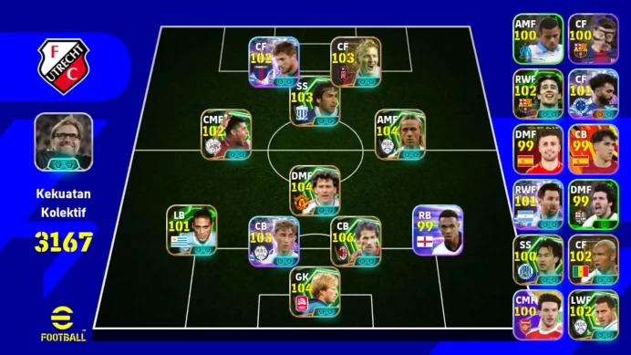 ANDROID|PW 3167|Baresi epic,Guti epic,Bryan Robson epic,huijsen ,oliver Kahn,rijkaard|Coach Jurgen klopp|EFB1165B