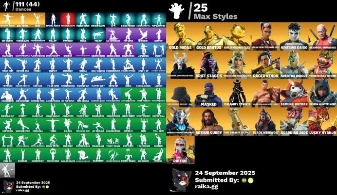 [PC/PSN/XBOX] 111 skins | Leviathan Axe | Jules | Aura | Dynamo | Star Wand | Mandalorian | Get Griddy	MSS46