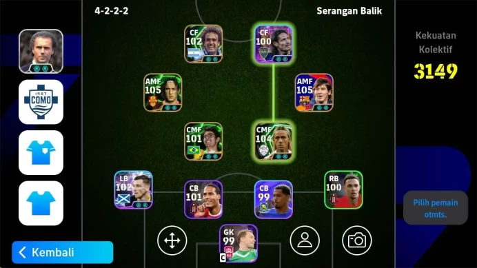 ANDROID|PW 3149, Totti epic, L messi barca, guti epic, batistuta epic, silvestre epic, rick kambuaya show, EFB1166B