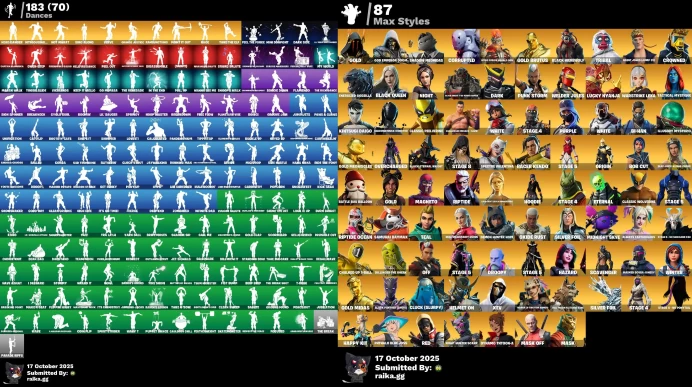  [PC/PSN/XBOX] 231 skins | OG STW | Mako | Psycho Bandit | Go Mufasa | Tony Stark | Peely | Omega | Mandalorian	MSS54