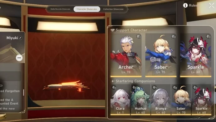 ASIA | TL70 | ROBIN+HUOHUO+RUAN MEI+TOPAZ+LUOCHA+HIMEKO+BRONYA E1+WELT+GEPARD | 20K STELLAR+18 PASS | CEK SS HSR416B