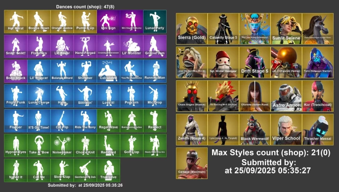 [PC/PSN/XBOX] 88 skins | OG STW | Naruto Uzumaki | Rogue Agent | Kakashi | Omega |	MSS58