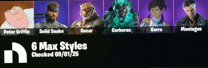 [PC/XBOX/PSN] 31 skins+Explorer Emilie+Hades+Peter Griffin+Valeria+Zeus+Poseidon+Solid Snake+50 VB - PARENTAL CONTROL #LOT-138010