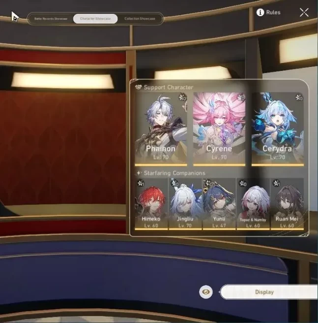 Asia|TL 60|11 Limited|[Jingliu,Dante]+Sign,Phainon,Cerydra,Hyacine,Sparkle,Topaz,Yunli,Etc|MC Male|Take Mail|Check SS(HSR7146)