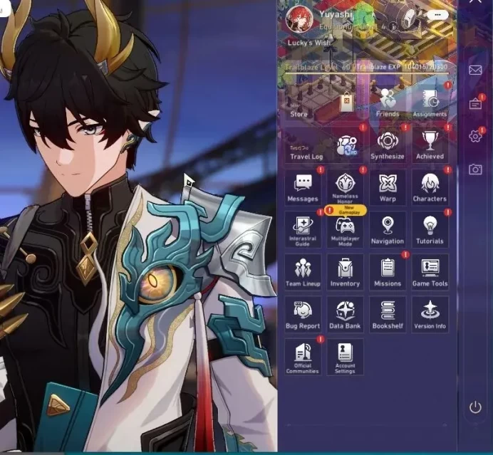 Asia|TL 60|11 Limited|[Jingliu,Dante]+Sign,Phainon,Cerydra,Hyacine,Sparkle,Topaz,Yunli,Etc|MC Male|Take Mail|Check SS(HSR7146)