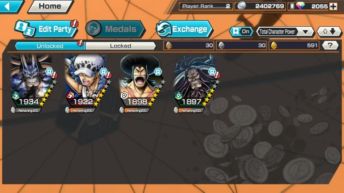 Global |2EX | RD 2055 | WI Trafargar Law ,Bomo Kaido |Rank 2  LOG Bandai |OPBR295B