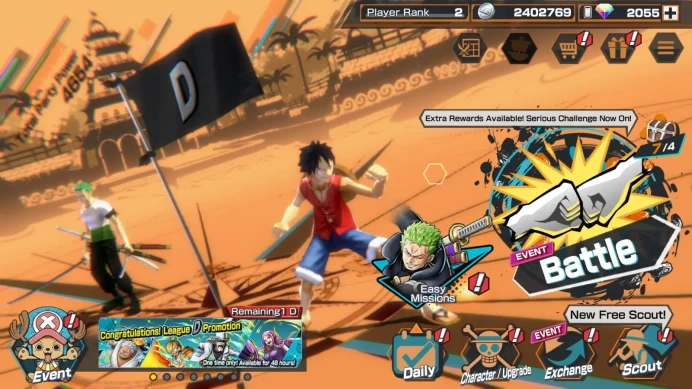 Global |2EX | RD 2055 | WI Trafargar Law ,Bomo Kaido |Rank 2  LOG Bandai |OPBR295B
