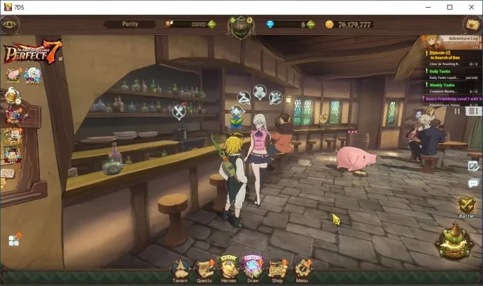 Asia|345K CC|1 LR + 5 UR|Elizabeth,Nemesis Meliodas2/6,Meresca,EliMeli,Lancelot,Demon King Meliodas|CodeOnly(SDS4432)