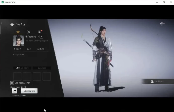 GLOBAL|Lv 5 | Fresh Starter | Nameless Sword, Panacea Fan | 1 Harmonic Core | Male MC|Log Netease(WWM1111)
