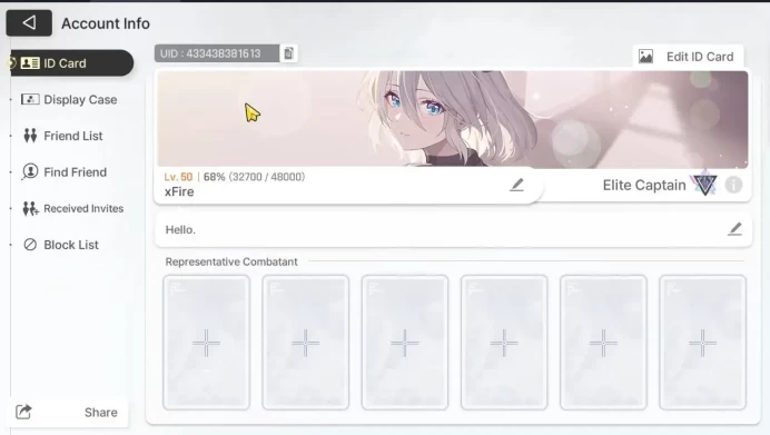 GLOBAL|Lv50|7 SSR[Heidemarie,Rita,VeronicaM1+Sign,Orlea,Mei Lin,Kayron,Luke]+10 SR[MikaM1,NiaM5]|2 SSR Partner|Stove(CZN1998)