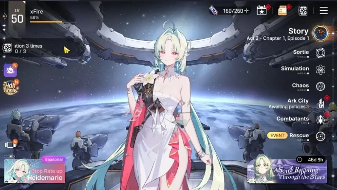 GLOBAL|Lv50|7 SSR[Heidemarie,Rita,VeronicaM1+Sign,Orlea,Mei Lin,Kayron,Luke]+10 SR[MikaM1,NiaM5]|2 SSR Partner|Stove(CZN1998)