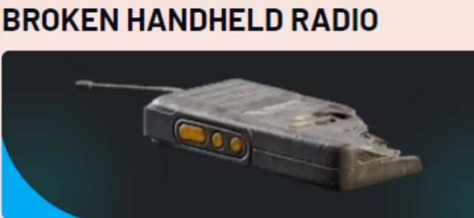  Broken Handheld Radio