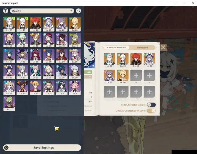 ASIA|AR 40|2 Limited+3(*5Standart)|[Neuvilette,Ayaka],Mizuki,Diluc,Keqing|McMale|TakeMail|CheckSS(GI6514)