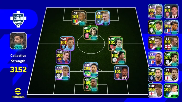 Android|Power 3152 | Dila Epic DB | Uli Hoenes Epic DB | Dean Huijsen | Marquinhos | Raul | Michael olise|2026|EFB610B