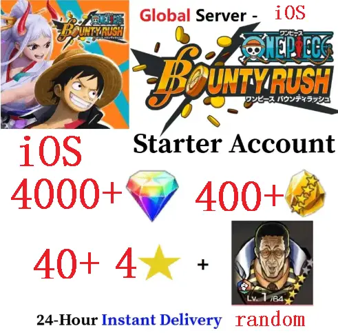 Global iOS only 丨 4000+ diamonds დ 400+ gold shards დ random four-star character 40დ 24-hour automatic shipping