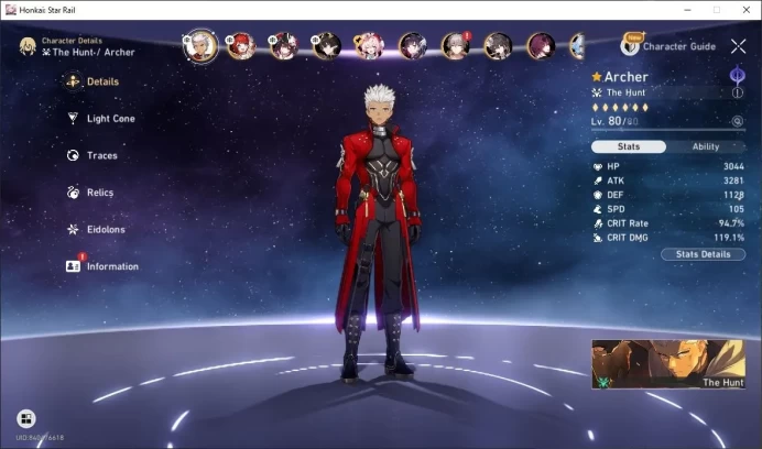 [ASIA] TL 69 | 14 Limit | Archer | Tribbie | Sparkle | Hyacine | Hysilens | Kafka | Detail Cek SS | HSR363B