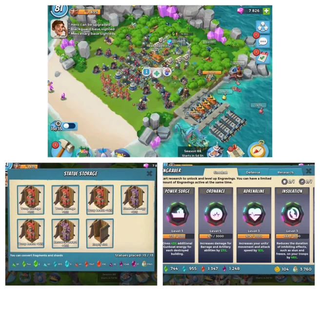 BB1260 - LEVEL 81 - HQ28 - VP 1835 - PW 3760 - GEMS 7800 - Instant Delivery .
