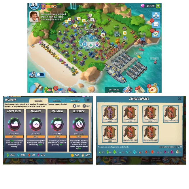 BB1261 - LEVEL 84 - HQ28 - VP 1374 - PW 467 - GEMS 35000 - Instant Delivery .