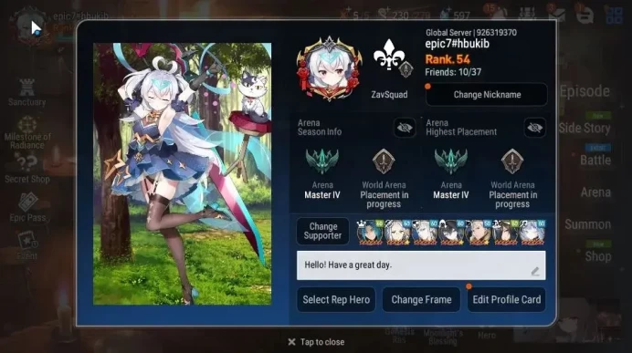 GLOBAL Unverif|NewEra|9 ML[Shepherd of the Dark Diene,SP Politis,Etc]+Estelle,TA Coli,Etc|PoH+Bless ON|105K Stigma|Stove(ES4844)
