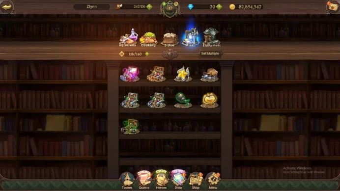 ASIA | UR  YK Lancelot,Chaos Artur,Merlin Ecobar,GOF Skuld,Demon King Meliodas| Log TF Code|Check SS 7DS501B