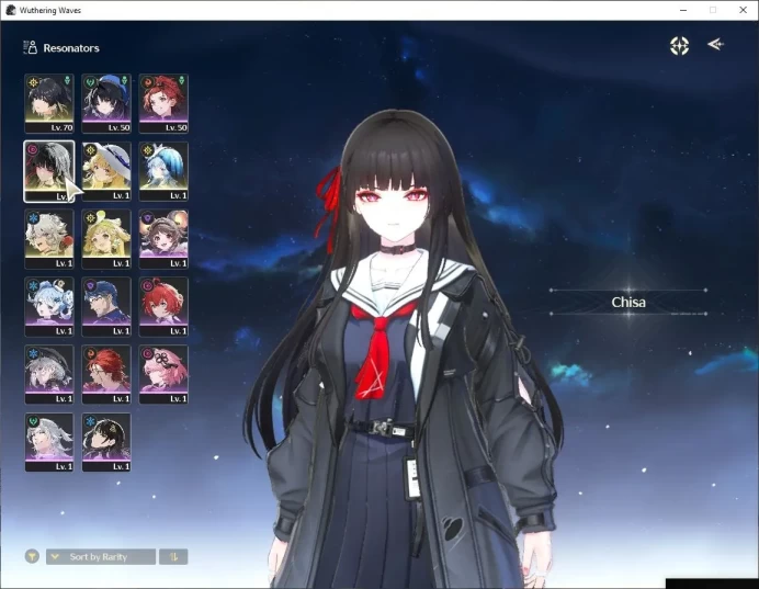 NA|UL 45| 3 Limited | Chisa+Sign,Shorekeeper+Sign,Phoebe+Sign | DB Lv25 |MC Female|Log Kuro|Take Email|CheckSS(WW1862)