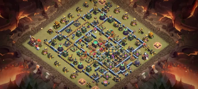 Th 14 Level 165 | Hero (71/73/50/20) | 4 Equipment Epic | 9 Magic Items | 5 Hero Skin | 1256 War Stars | 3 Gems