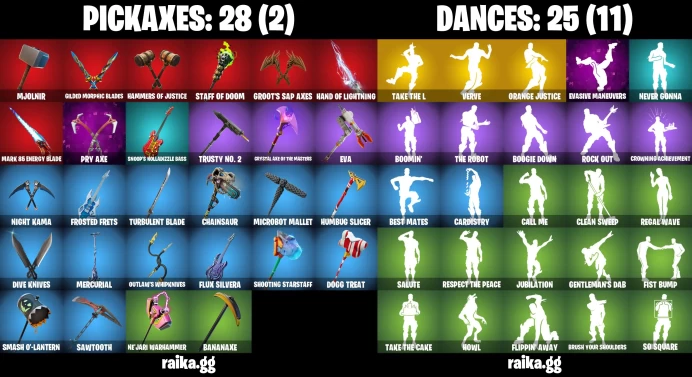 [PC/PSN/XBOX] 21 skins | The Reaper | Take The L | Elite Agent | Lara Croft | Tony Stark | Mystique | Mandalorian	MSS69