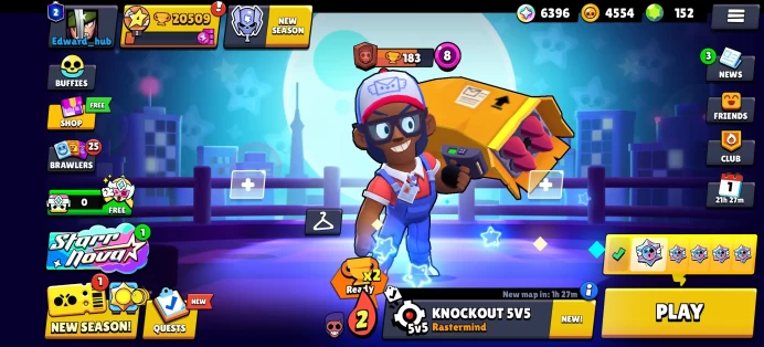 [Code A210] Level 105 + CR Level 57 / 20k Trophy + 183 Skins / Very Cheap