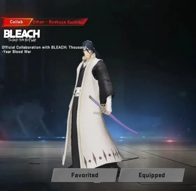 ASIA | BLEACH Byakuya Kuchiki (Melee) | Ultra ETHAN Raid Mask | 2 Legendary Guns: M4A1, Desert Eagle|More Check SS BS995B