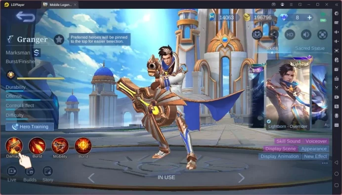 Global|Hero 119|Skin 215|Renowned|KOF GS,Karina|CC Natalia|5-STAR Lesley|Luckybox Alucard| More Check SS ML1988B