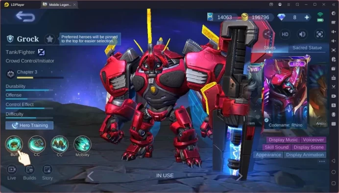 Global|Hero 119|Skin 215|Renowned|KOF GS,Karina|CC Natalia|5-STAR Lesley|Luckybox Alucard| More Check SS ML1988B