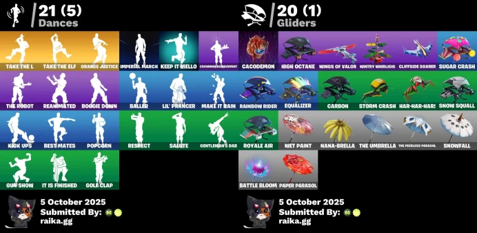 [PC/PSN/XBOX] 20 skins | The Reaper | Take The L | Elite Agent | Raven | Rust Bucket | Ice Breaker | Rogue Agent	MSS77