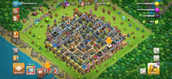 Town hall 18 Xp 255, 10 equipment epic, C6273