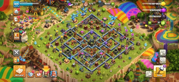 Town hall 17 Xp 184, 9 equipment epic, C6274