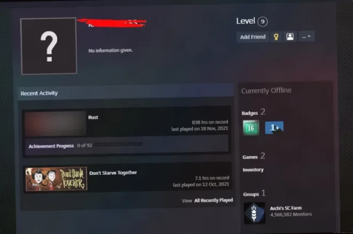 457 SKINS (TWITCH+KICK DROPS) Incl. Tacularr AR+Ninja Suit+RUST (800+ AFK Hours)+18 Years old Steam+10 LVL STEAM+Full Access+Instan #LOT-138040